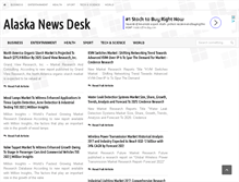 Tablet Screenshot of alaskanewsdesk.com